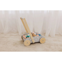 Bubble Wooden Baby Push Cart