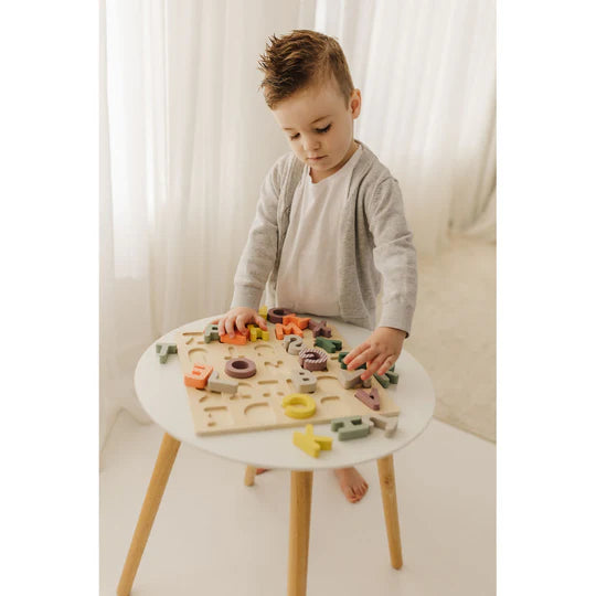 Bubble Wooden Alphabet Puzzle