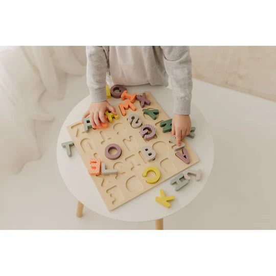 Bubble Wooden Alphabet Puzzle