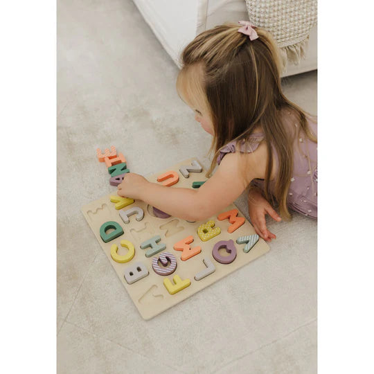 Bubble Wooden Alphabet Puzzle