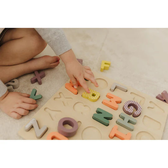 Bubble Wooden Alphabet Puzzle