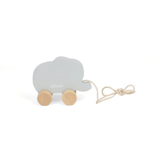 Bubble Wooden Elephant Pull Along Toy