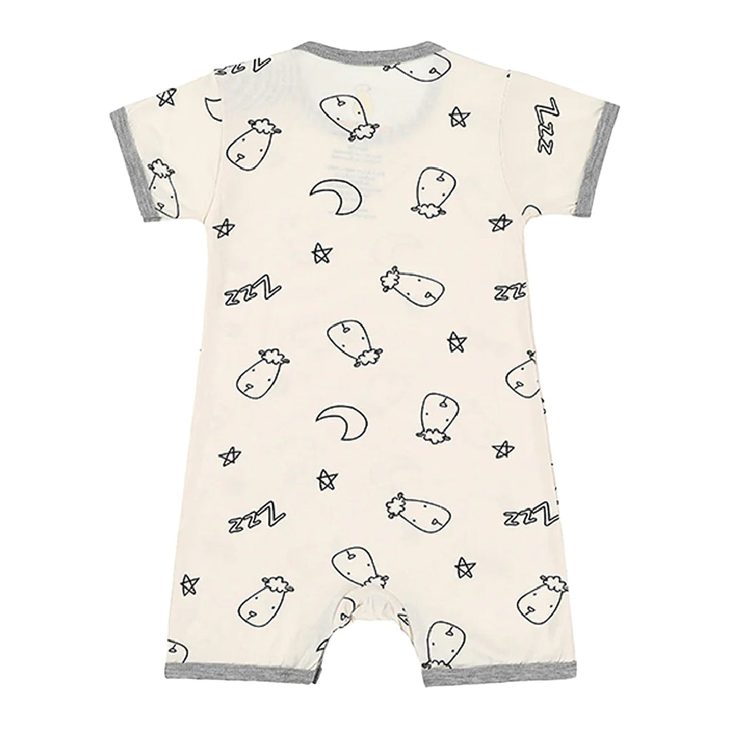 Baa Baa Sheepz Short Sleeve Romper Sweet Dreams Baa Baa - Yellow