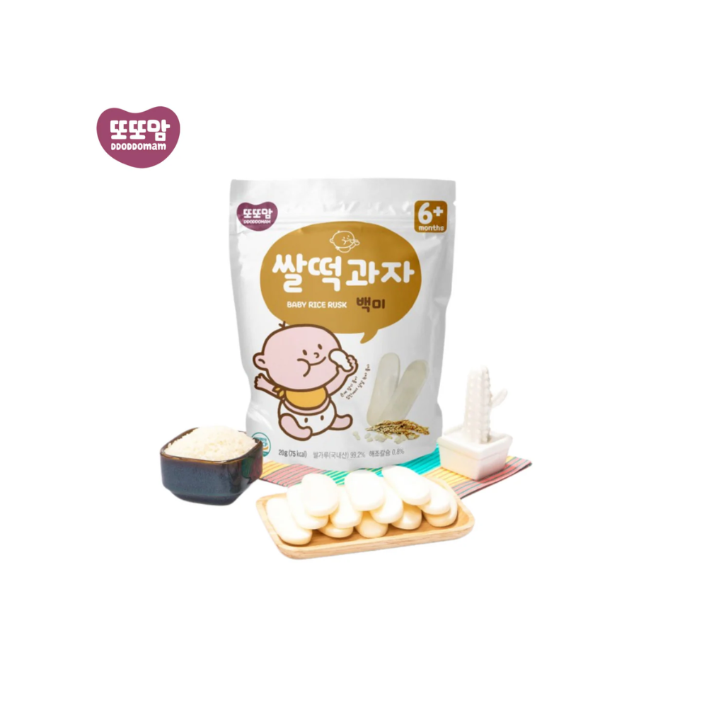 DDODDOMAM Organic Rice Rusk (6M+)