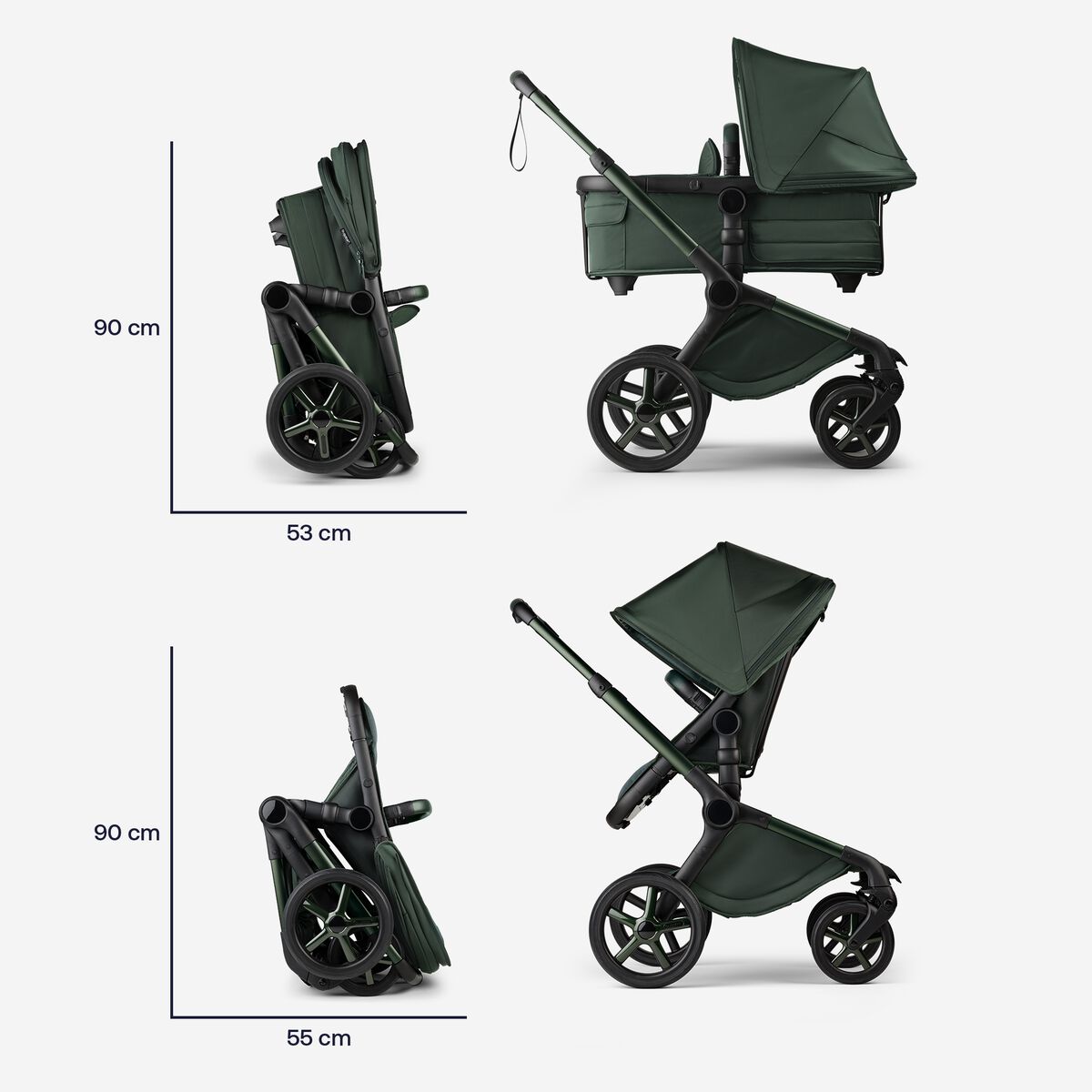 bugaboo fox 5 seat frame Bugaboo Fox 5 Bassinet and Seat Stroller