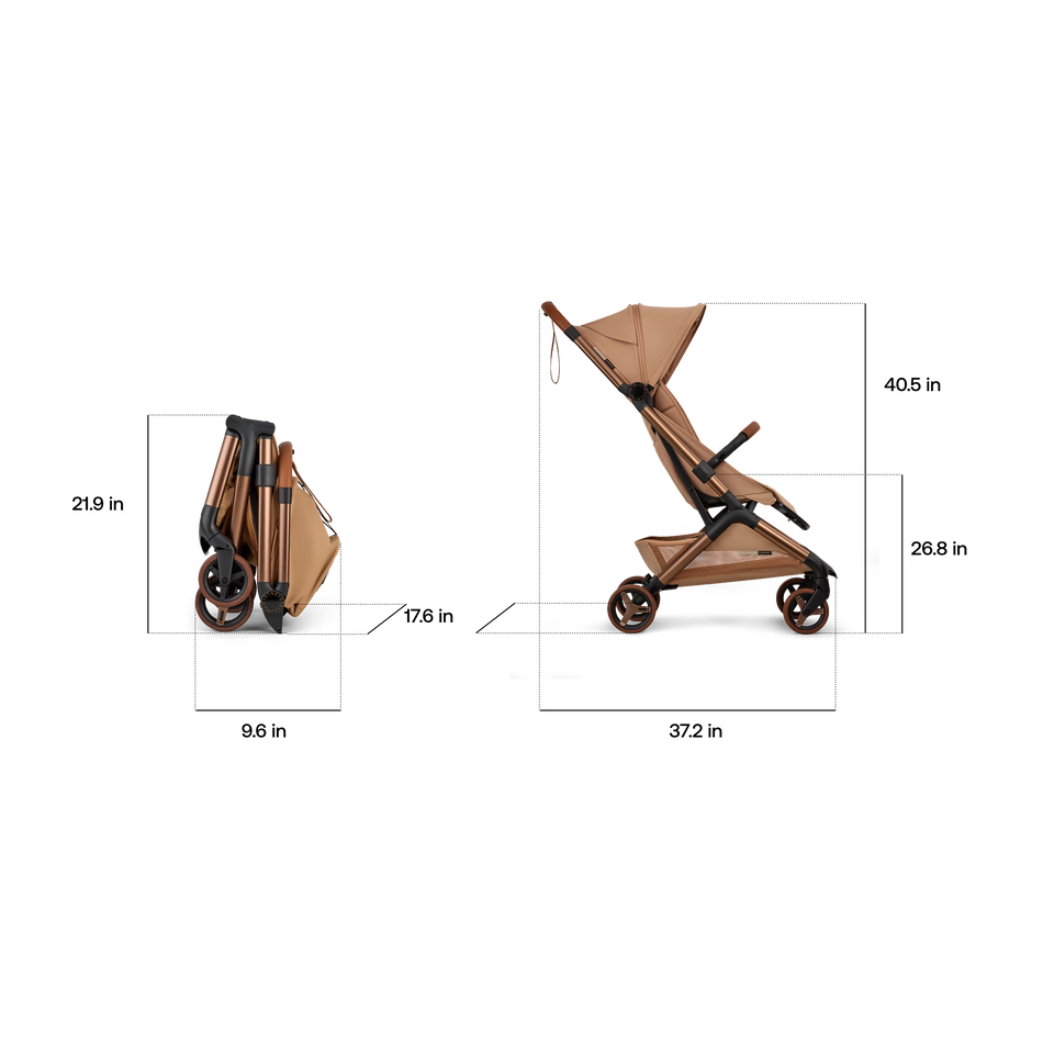 Bugaboo X StellaMcCartney Butterfly 2 Stroller (Tobacco Brown)