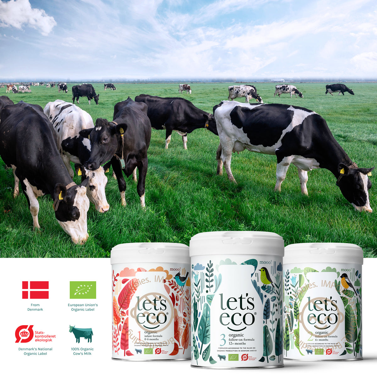 Let's Eco Organic Infant Milk Formula - Stage 1 (0-6M)