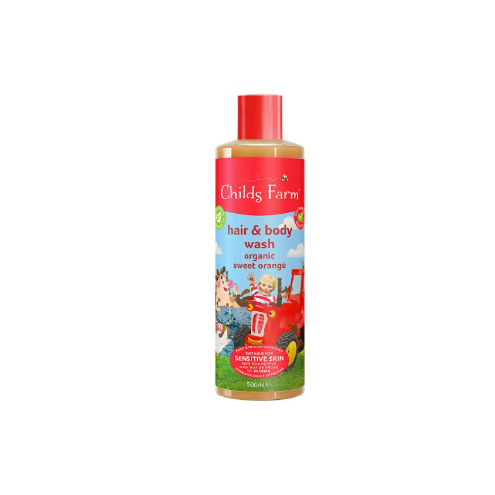 Childs Farm Hair & Body Wash Organic Sweet Orange 500ML