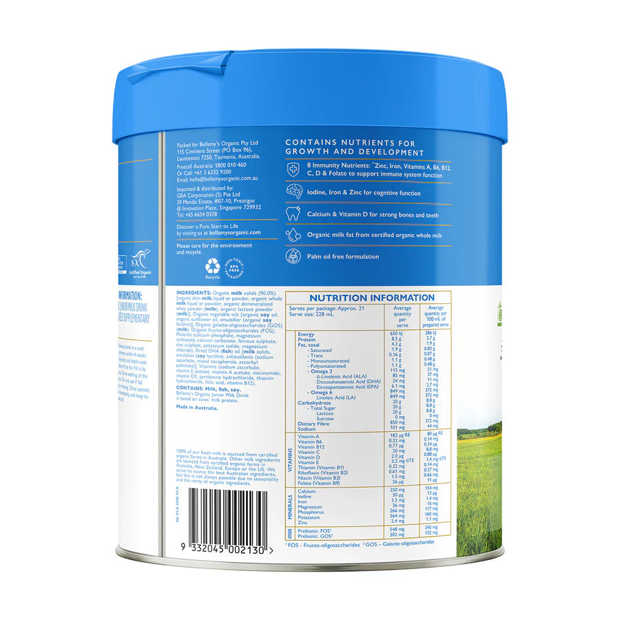 Bellamy's Organic Step 4 Junior Milk Drink