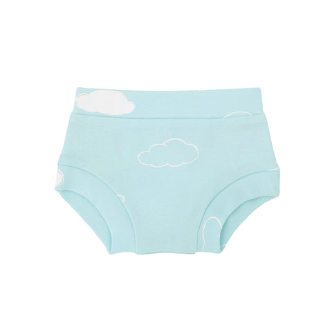 Motherswork x Le Petit Society Baby Organic Boxer Shorts in Cloud Print