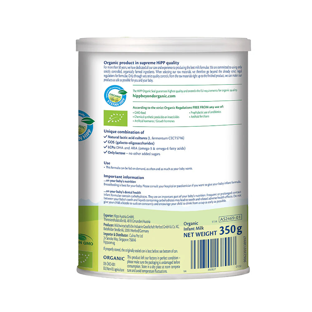 HiPP Combiotic Organic Infant Milk 1 350g