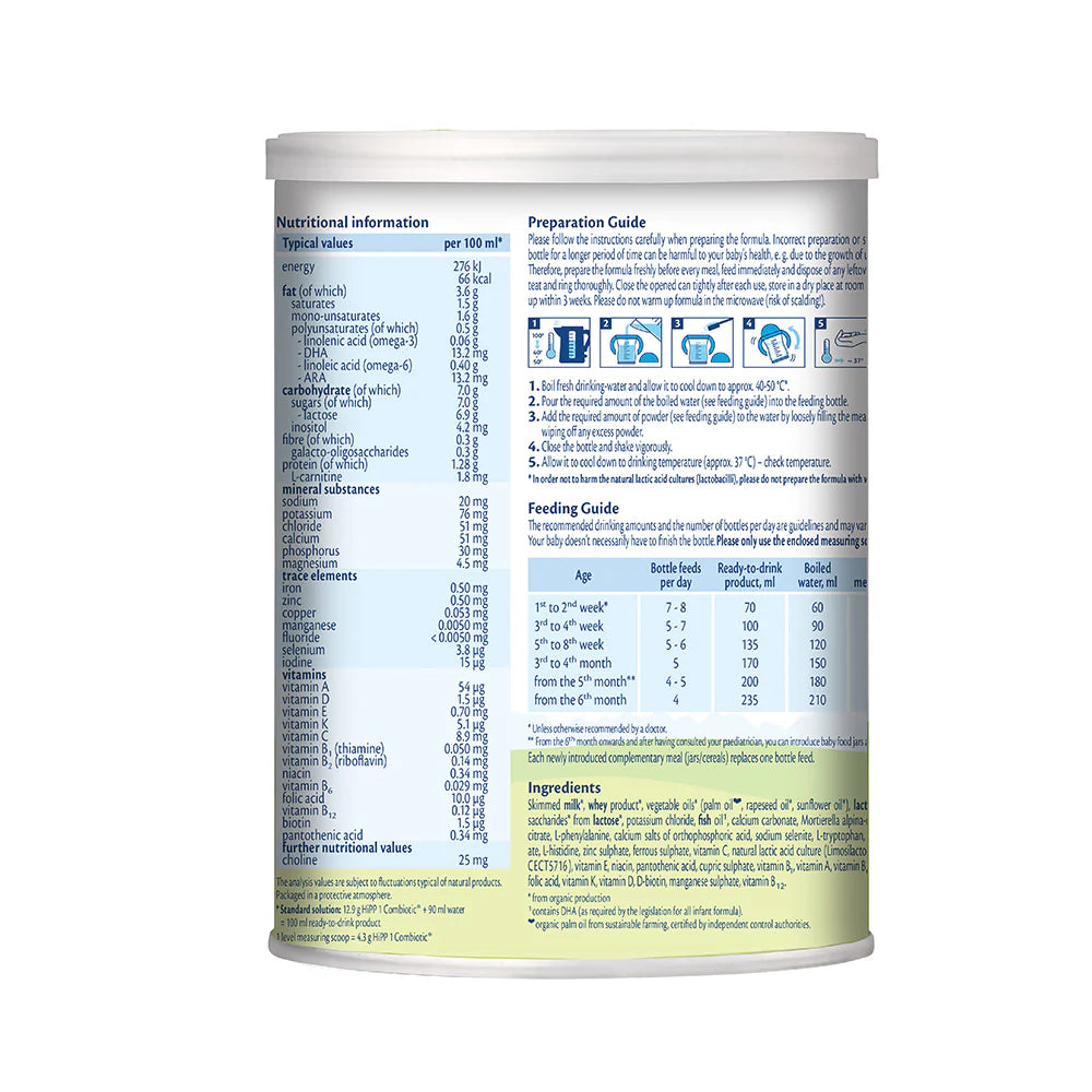 HiPP Combiotic Organic Infant Milk 1 350g