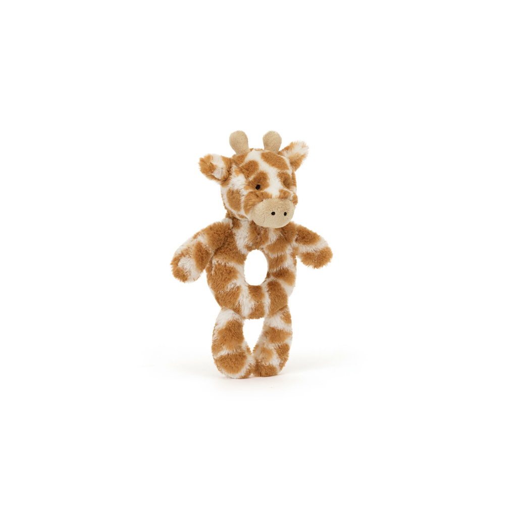 Jellycat Bashful Giraffe Ring Rattle