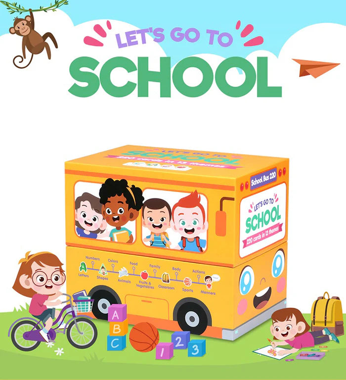 Alilo Let's Go To School In English Cards