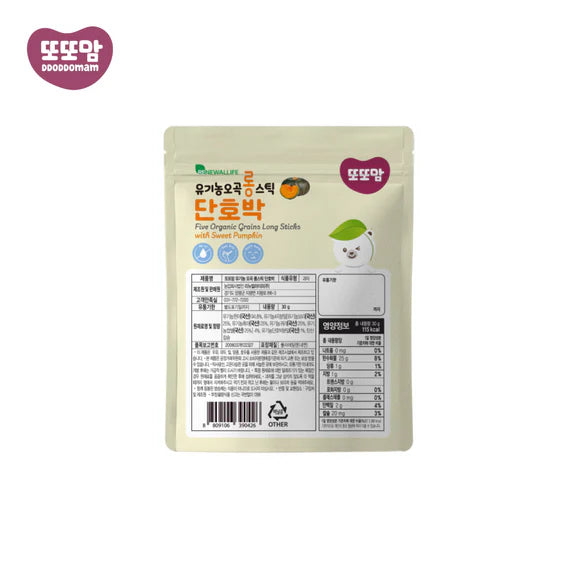 DDODDOMAM Five Organic Grains Long Sticks (8M+)