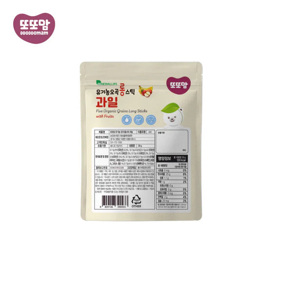 DDODDOMAM Five Organic Grains Long Sticks (8M+)