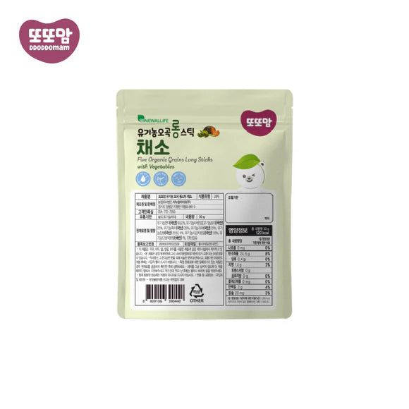 DDODDOMAM Five Organic Grains Long Sticks (8M+)