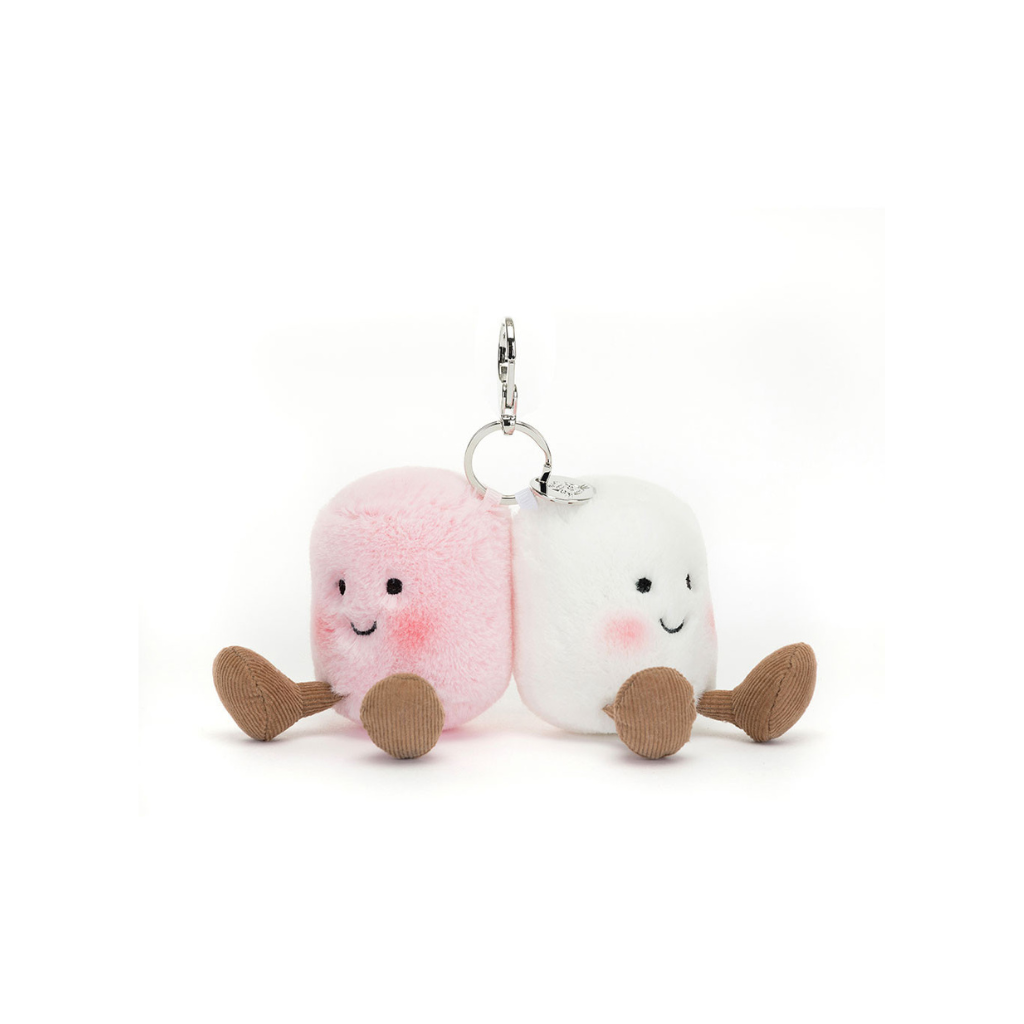 Jellycat Amuseables Pair Of Marshmallows Bag Charm