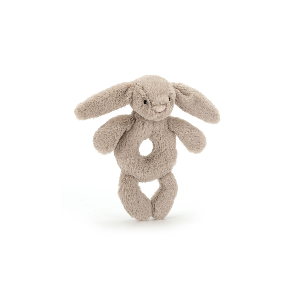 Jellycat Bashful Bunny Ring Rattle | motherswork Singapore – Motherswork