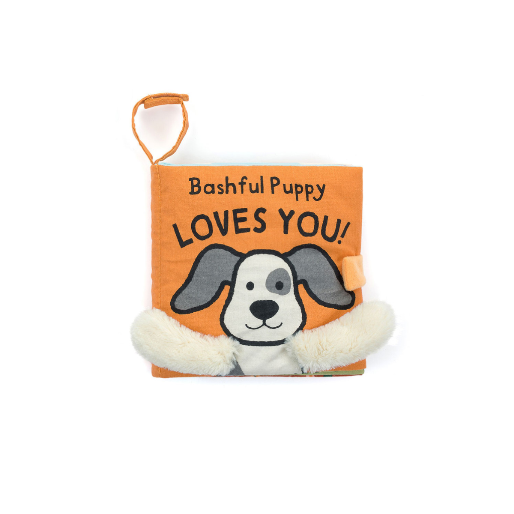 Jellycat Bashful Puppy Loves You Book