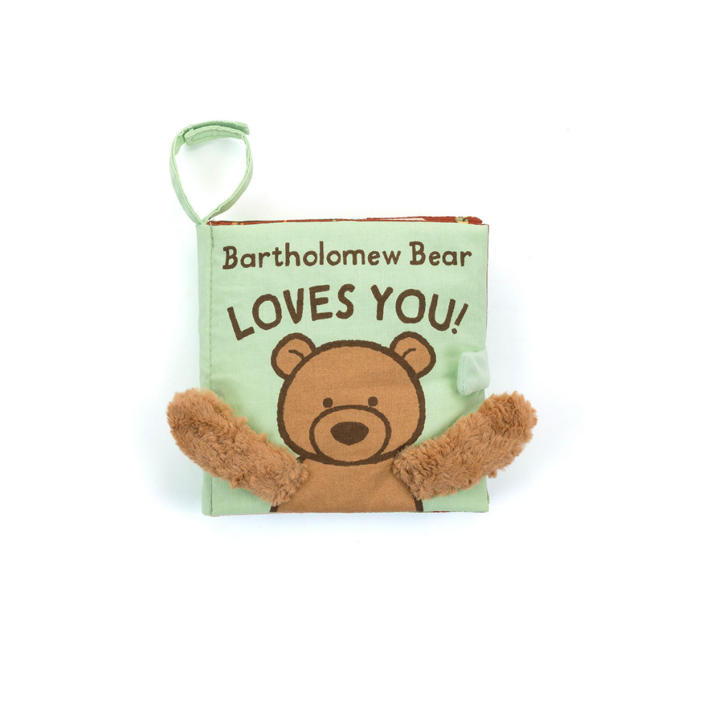 Jellycat Bartholomew Bear Loves You Book