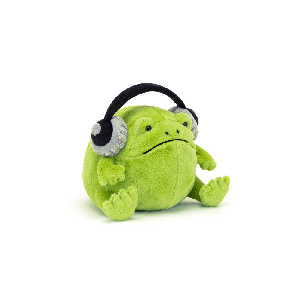 Jellycat Ricky Rain Frog Headphones