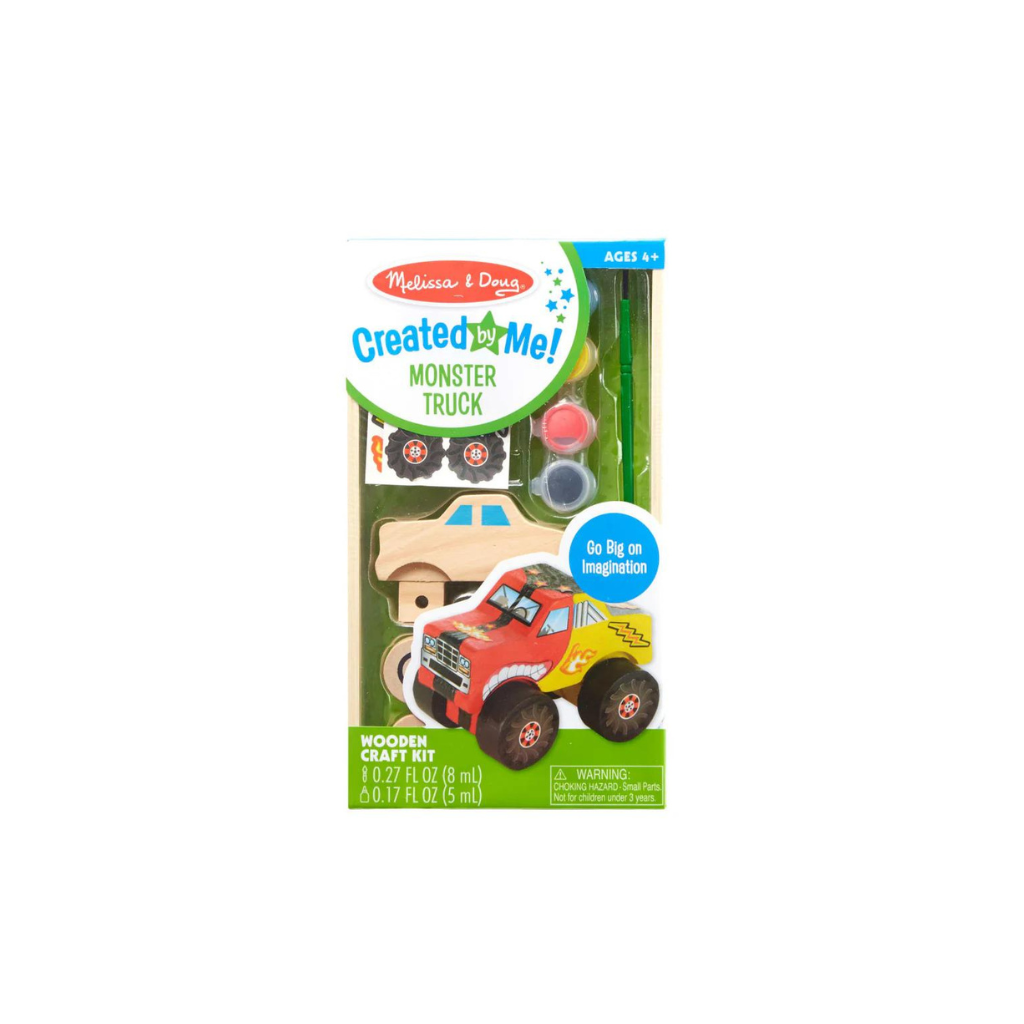 Melissa & Doug Created by Me! Monster Truck Wooden Craft Kit