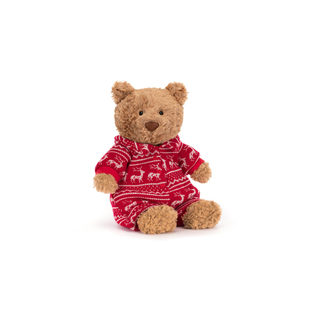 Jellycat Bartholomew Bear Winter Pyjamas