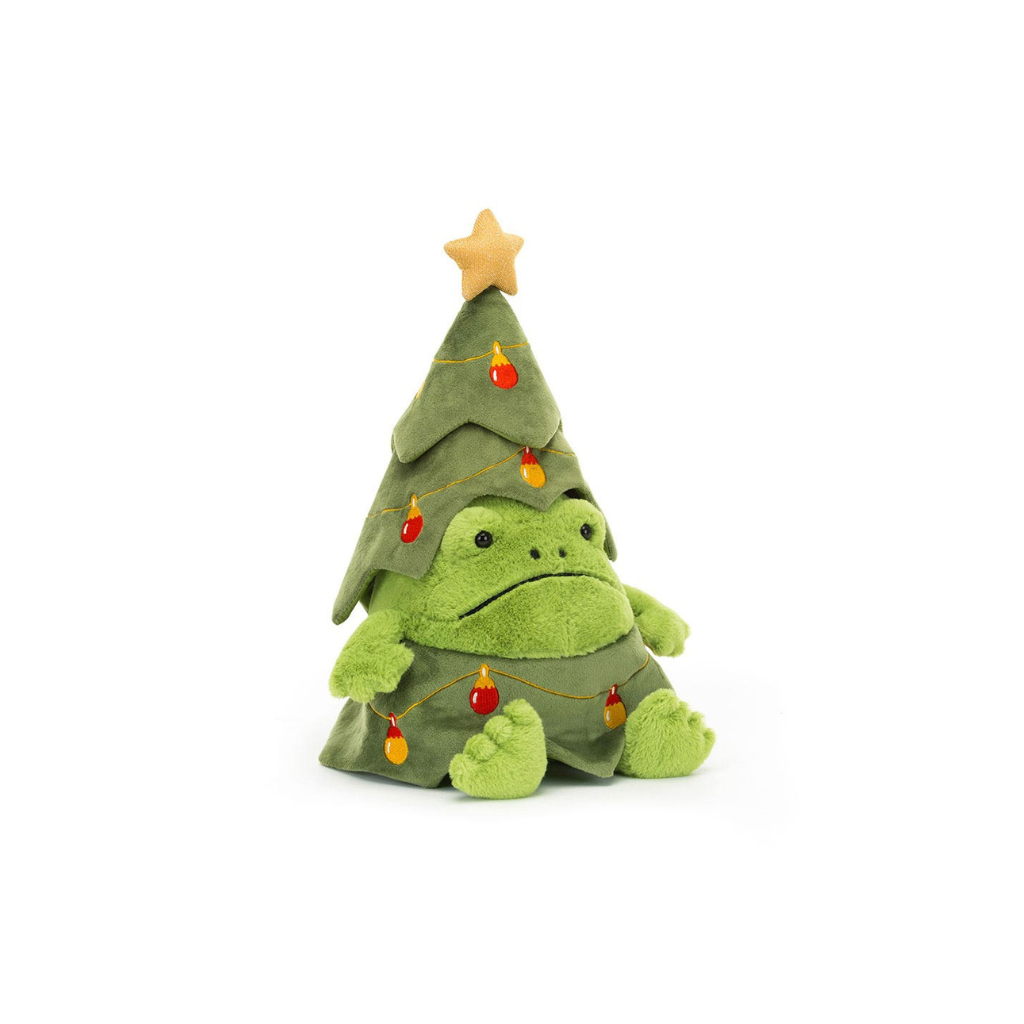 Jellycat Christmas Tree Ricky Rain Frog