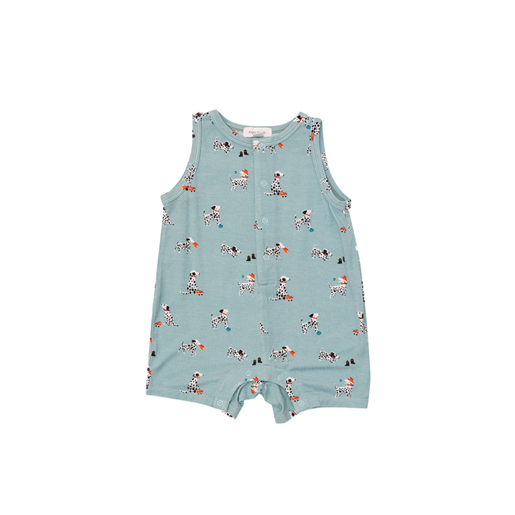 Angel Dear Firehouse Dalmatians Shortie Romper