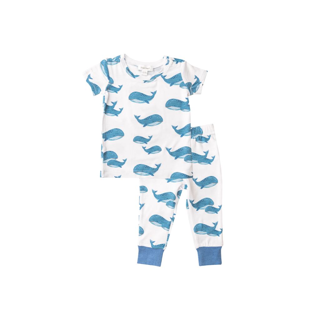 Angel Dear Blue Whales Loungewear Set