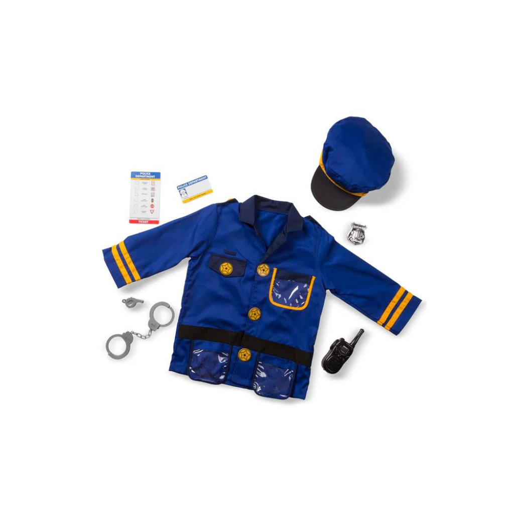 Melissa & Doug Police Officer Role Play Costume Set