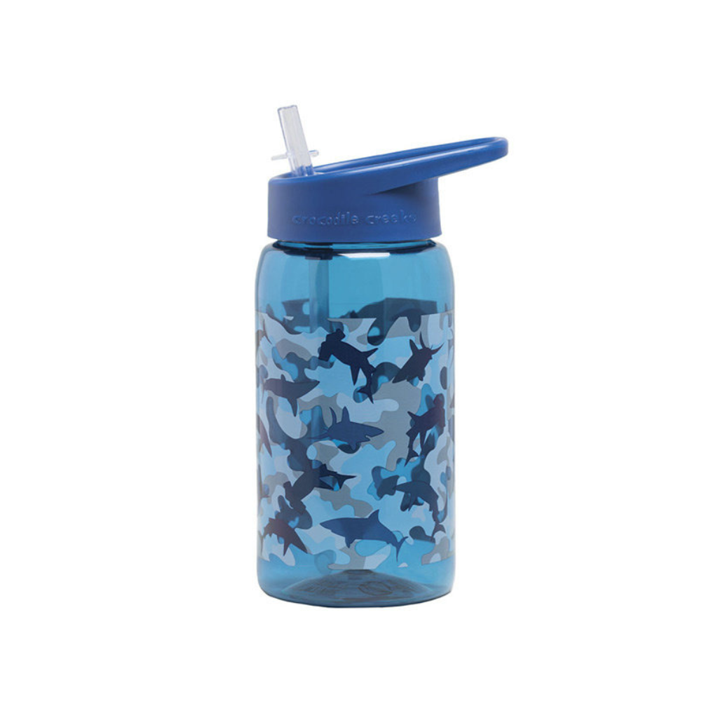 Crocodile Creek Drinking Bottle Tritan (Camo Shark)