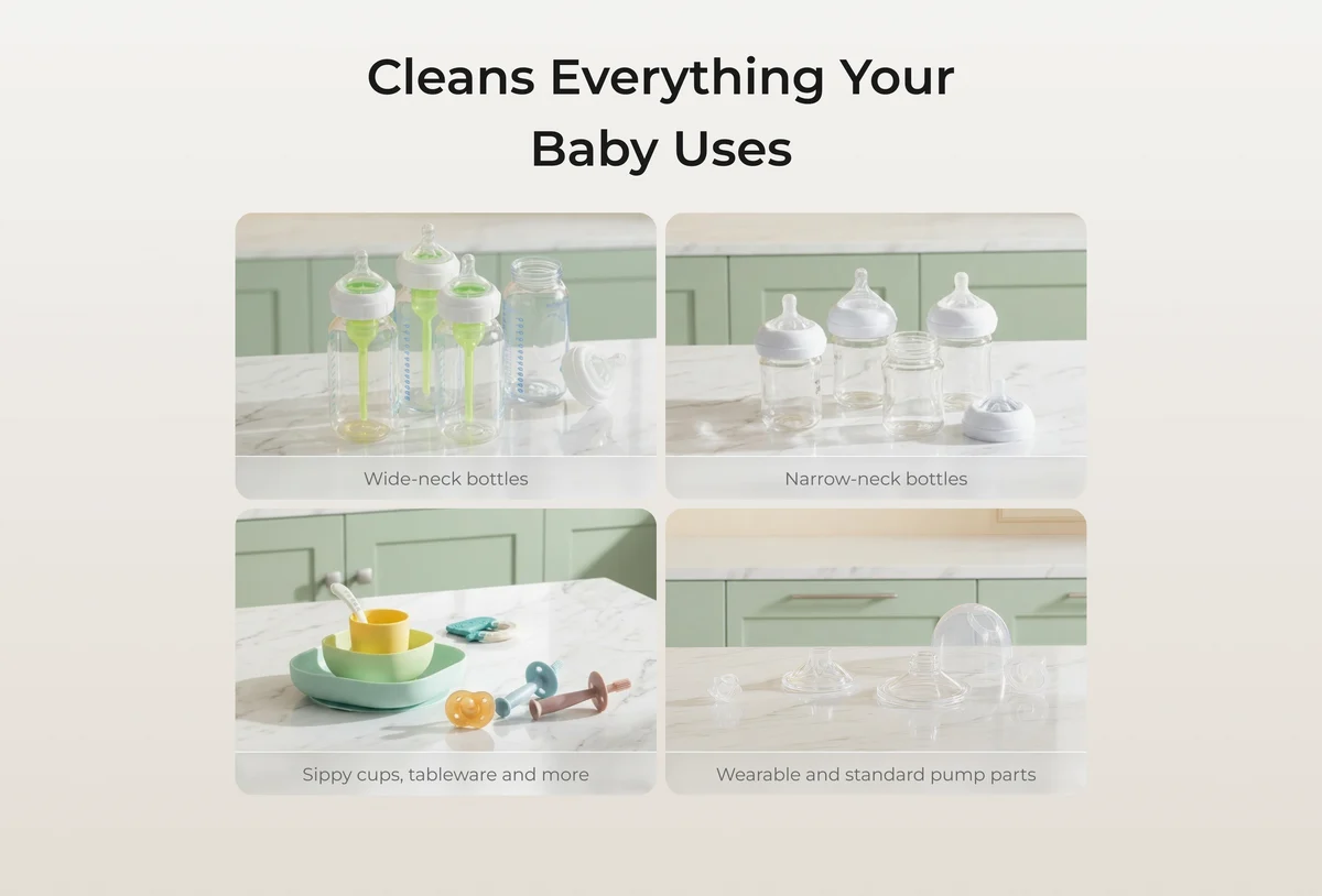 Momcozy KleanPal Pro Baby Bottle Washer and Sterilizer