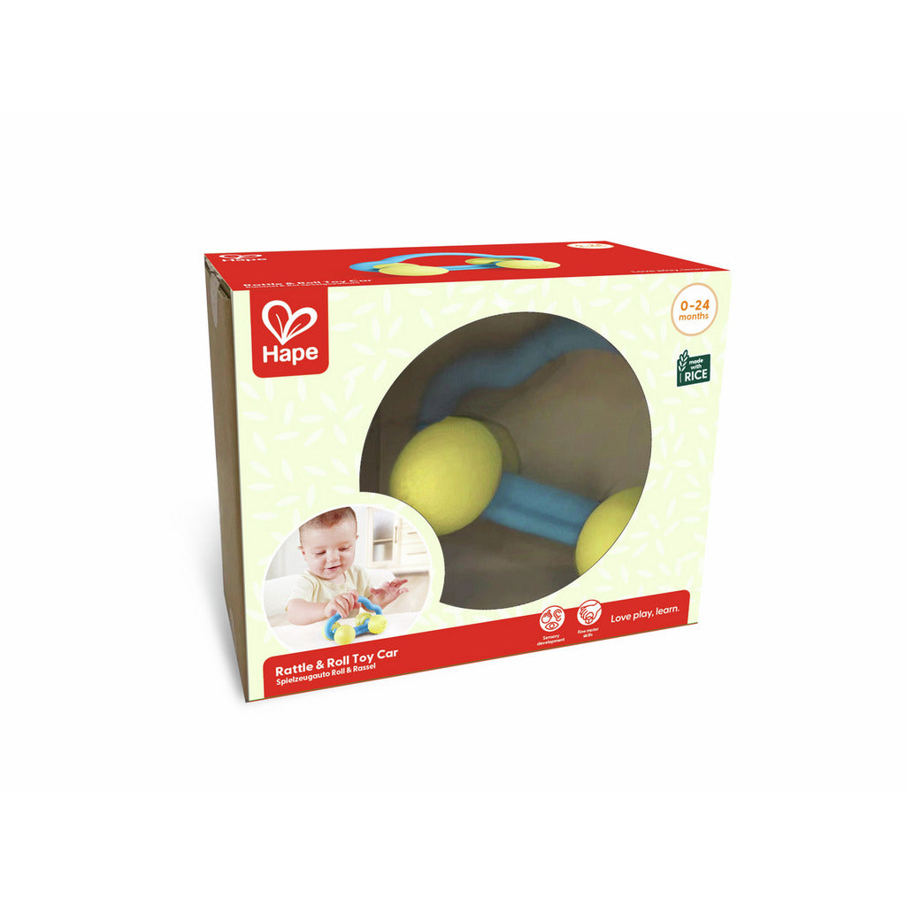 Hape Rattle & Roll Toy Car
