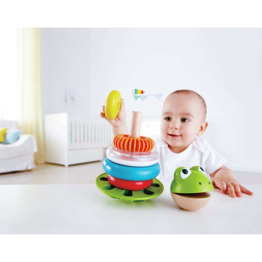 Hape Mr Frog Stacking Rings