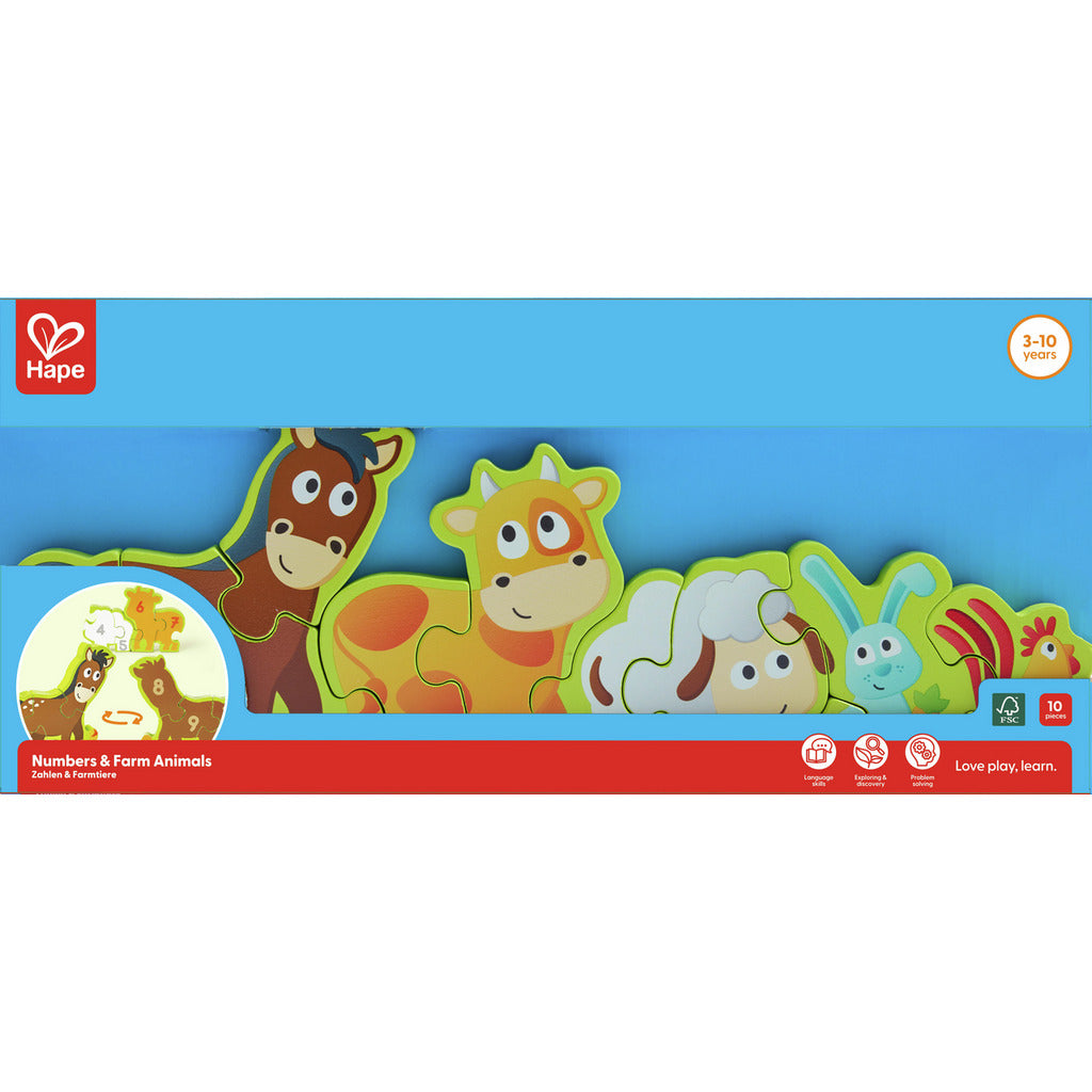 Hape Numbers & Farm Animals