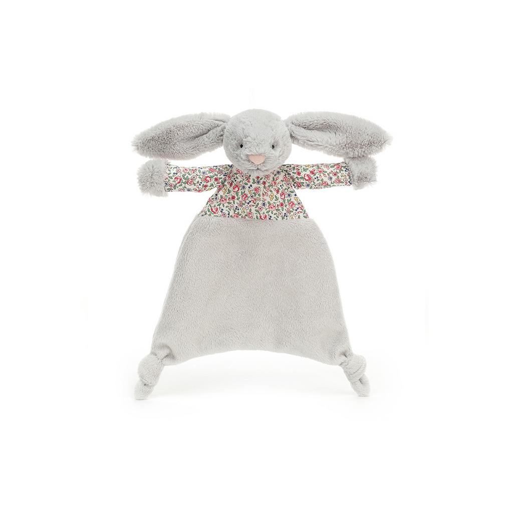 Jellycat Blossom Silver Bunny Comforter