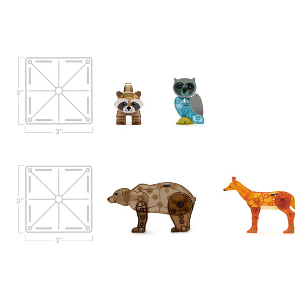 Magna-Tiles Forest Animals 25 Piece Set