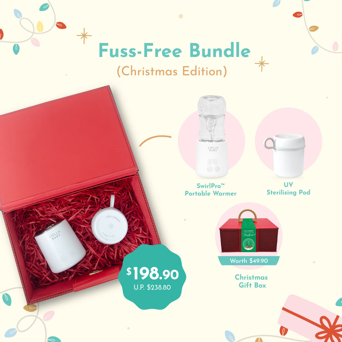 Lollababy Fuss Free Christmas Bundle