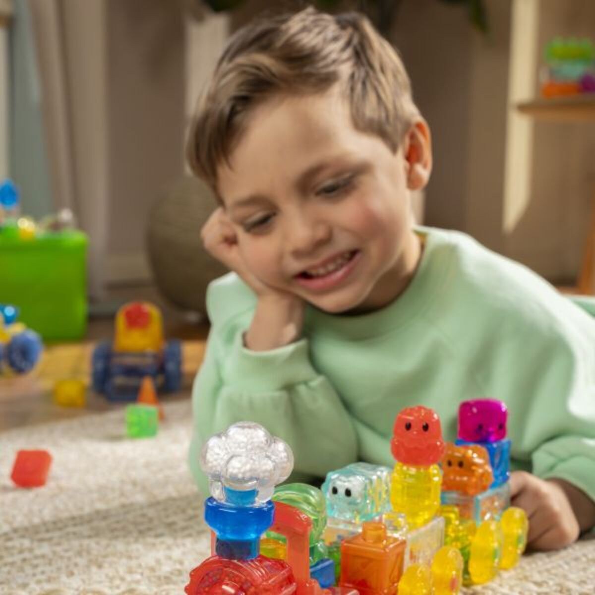 Jelly Blox Squishy Train Set