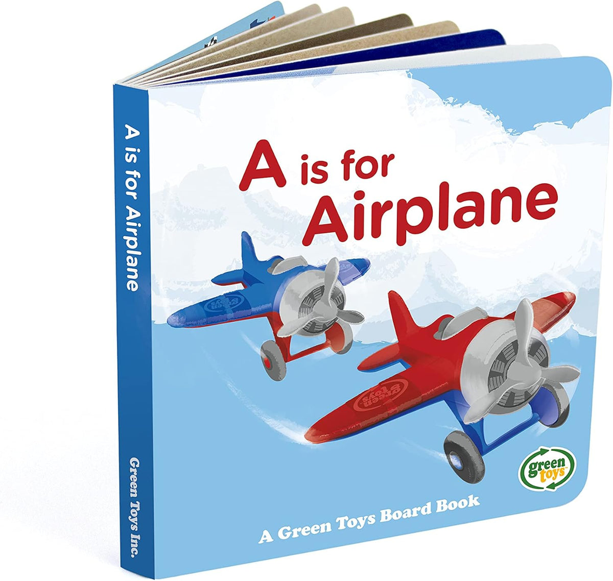 Green Toys Airplane & Board Book Set