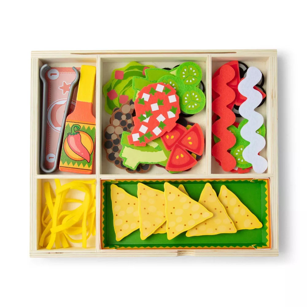 Melissa & Doug Nachos Wooden Play Food Set