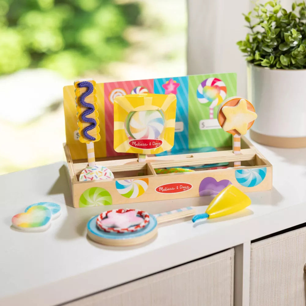 Melissa & Doug Wooden Lollipop Play Set