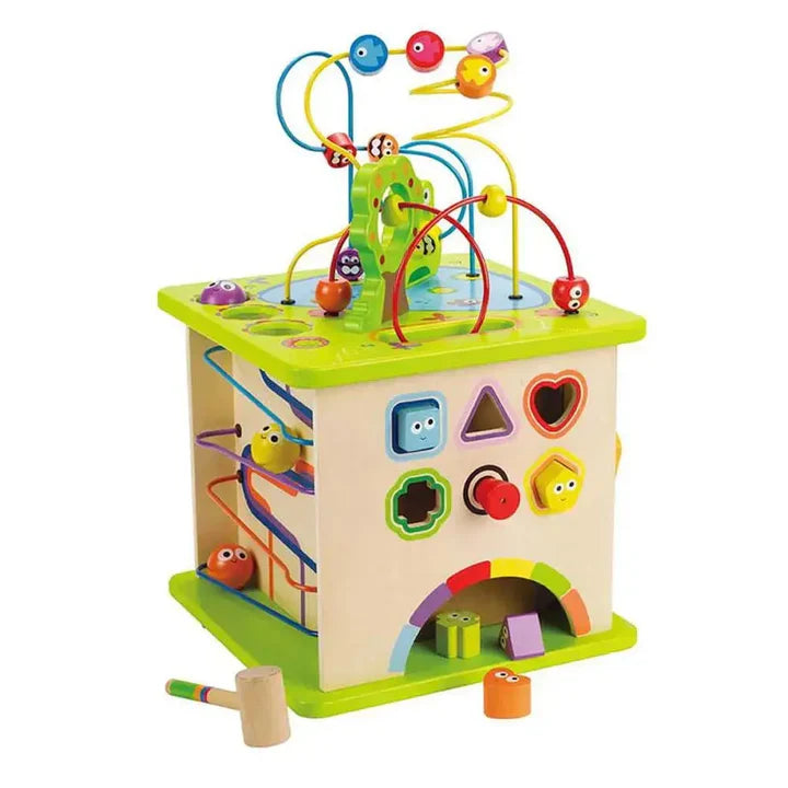 Hape Country Critters Wooden Activity Play Cube