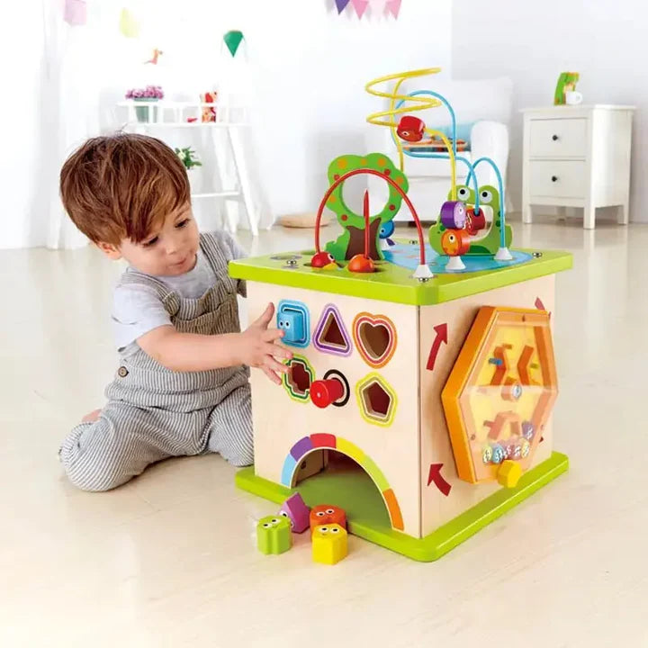 Hape Country Critters Wooden Activity Play Cube