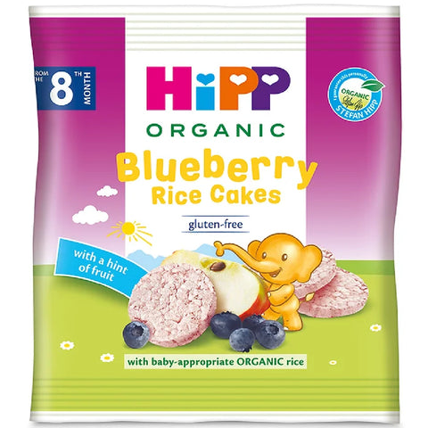 HiPP Organic Blueberry Rice Cakes 30g