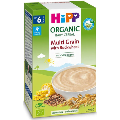 HiPP Organic Cereal Pap Multi Grain with Buckwheat