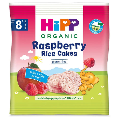 HiPP Organic Raspberry Rice Cakes 30g