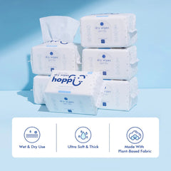 Hoppi Dry Wipes (100 Wipes) Single Pack